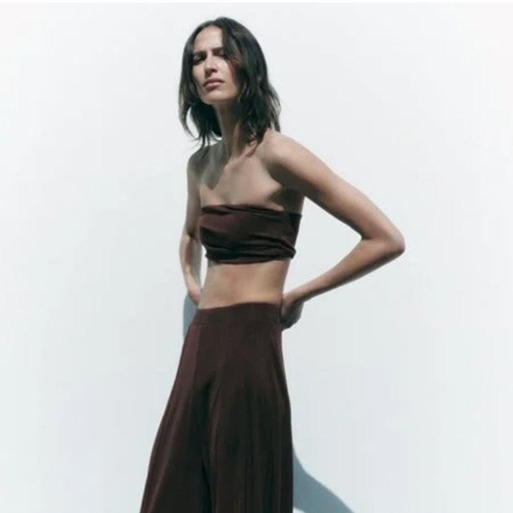 ZARA RUCHED BANDEAU
